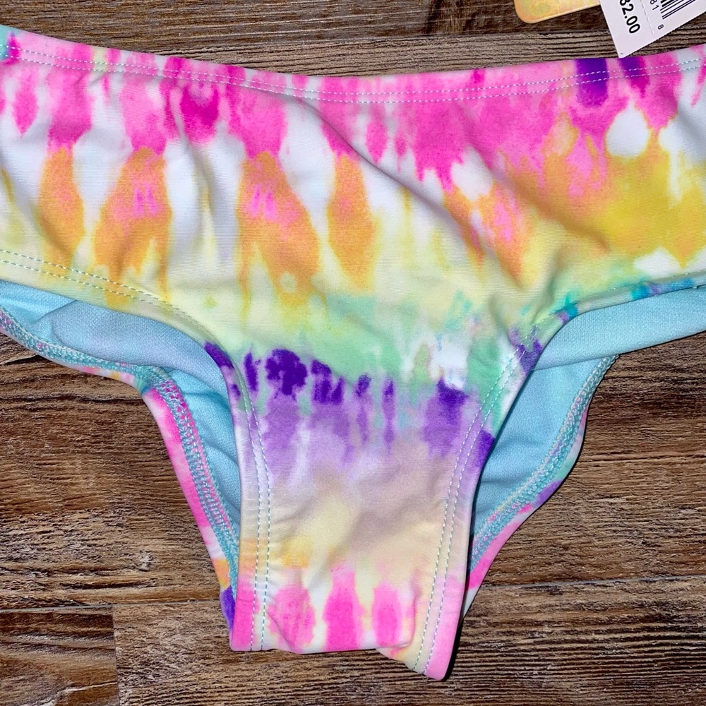 NWT HOBIE TIE DYE CHEEKY BIKINI BOTTOMS HS4P690 XS - Picture 3 of 6